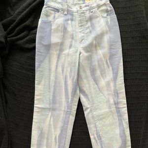 Tall White & Watercolor Jeans